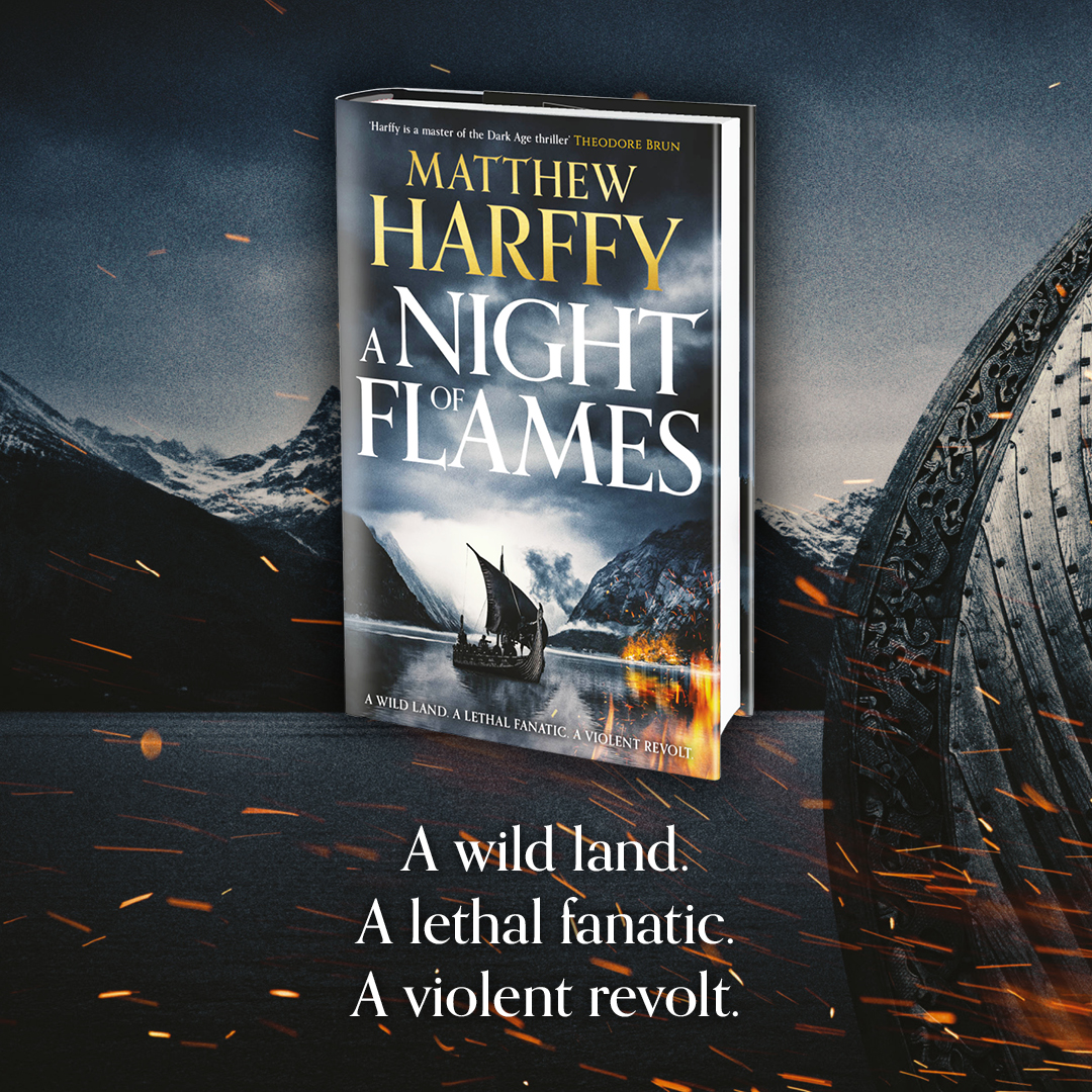 Today, I’m reviewing A Night of Flames by Matthew Harffy as part of the new release #Blog Tour #Aries