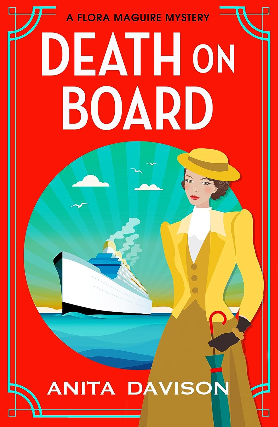 I’m excited to share my review for Death on Board by Anita Davison, the first book in a new cosy historical mystery series #newrelease