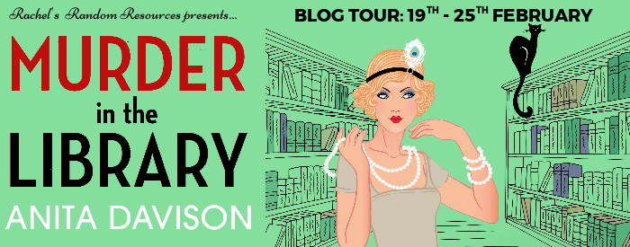 I’m delighted to share my review for Murder in the Library by Anita Davison #bookreview #blogtour #historicalmystery #newrelease